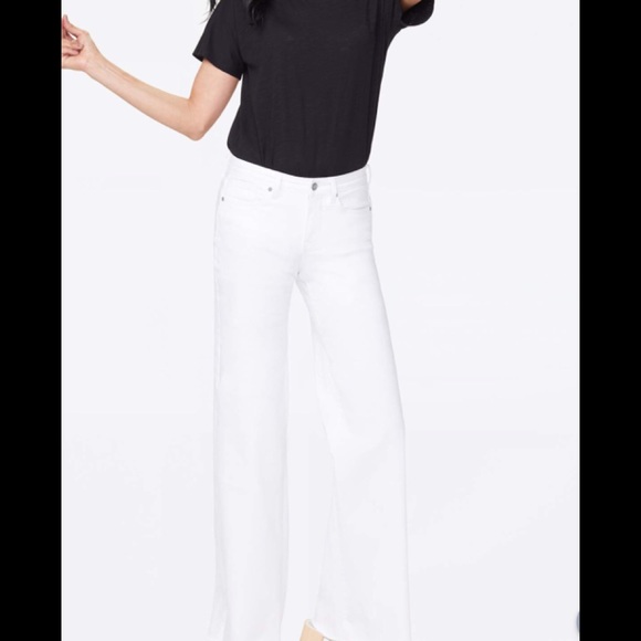 NWT NYDJ Wide Leg Trouser Jeans SZ 8 Short